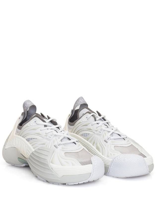 Mesh FalshX Low Top Sneakers White - LANVIN - BALAAN 3