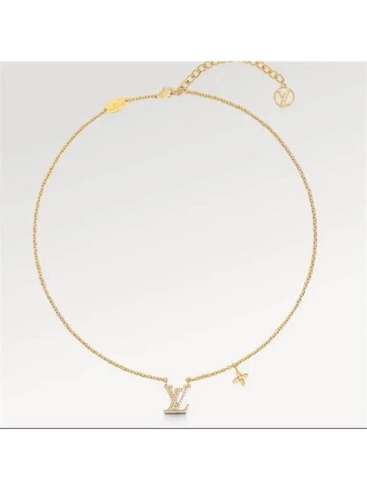 LV Iconic Crystal Necklace Gold - LOUIS VUITTON - BALAAN 2