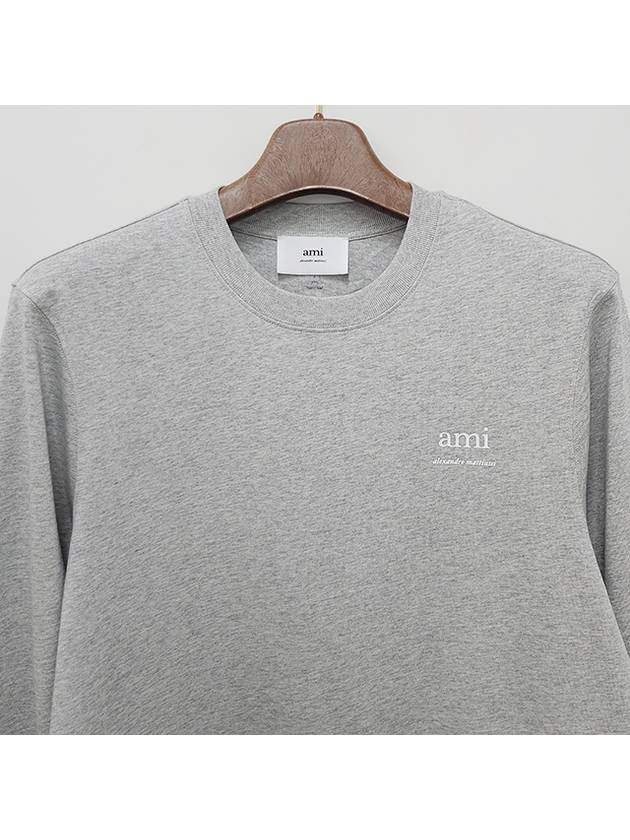 Alexandre Mattiussi Long Sleeve T-Shirt Grey - AMI - BALAAN 5