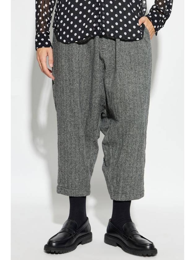 Comme Des Garçons Black Wool Trousers, Unisex, Grey - COMME DES GARCONS - BALAAN 5