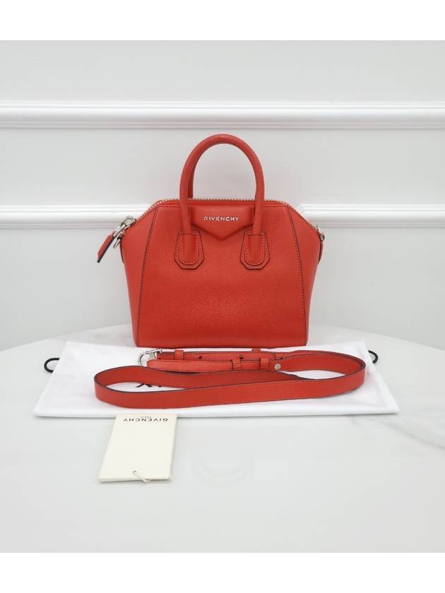 Antigona mini tote bag red - GIVENCHY - BALAAN 6