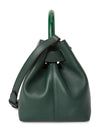 Women's Islington Calf Leather Shoulder Bag Green - MULBERRY - BALAAN 3