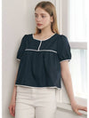 Purity line point blouse - MICANE - BALAAN 4