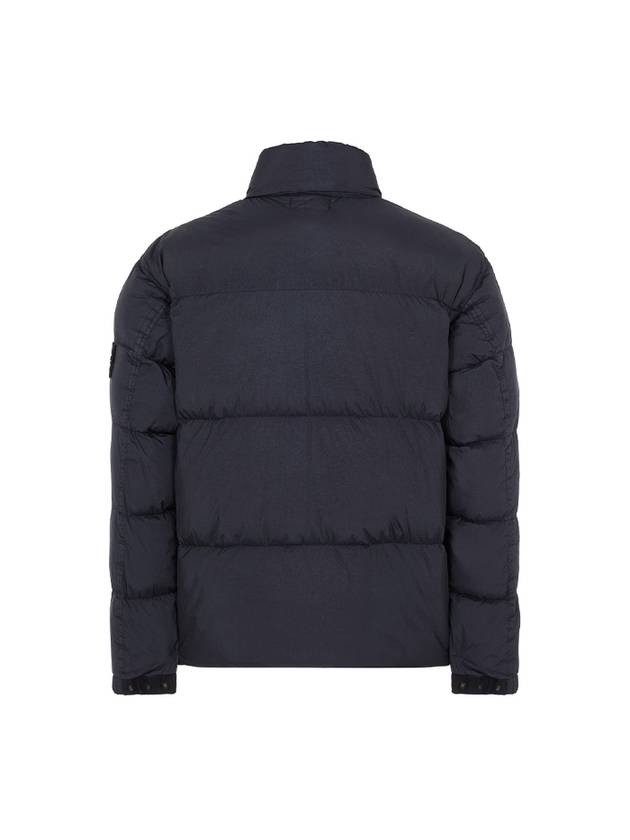 Crinkle Reps Compass Badge Down Padding Navy - STONE ISLAND - BALAAN 3