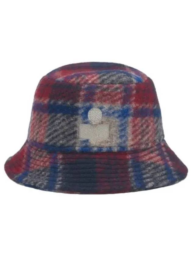 Hailey Bucket Hat Blue Red - ISABEL MARANT - BALAAN 1