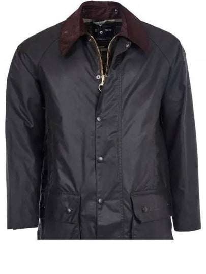 Men's Beaufort Wax Jacket Sage - BARBOUR - BALAAN 2