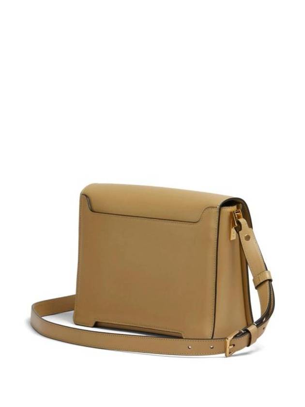 Trunkaroo Medium Leather Shoulder Bag Beige - MARNI - BALAAN 3