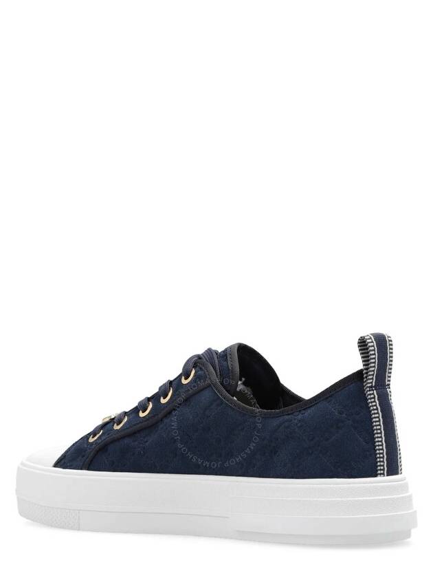 Embossed logo print suede sneakers 43F3EYFS2S - MICHAEL KORS - BALAAN 4