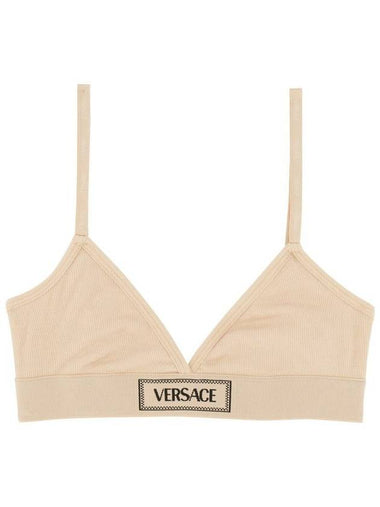 Versace Bralette With Logo - VERSACE - BALAAN 1