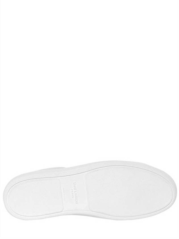 Court Classic Leather Low Top Sneakers White - SAINT LAURENT - BALAAN 5