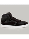 CT01 Z Trainer Calfskin Mesh High Top Sneaker Black - CELINE - BALAAN 2