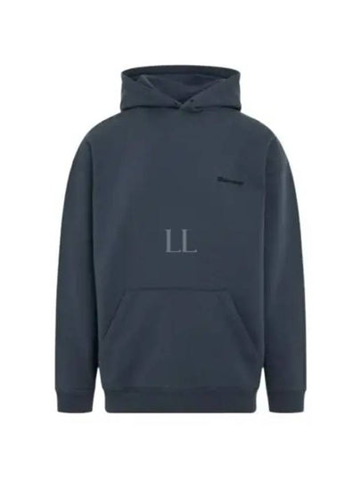 Logo Cotton Hoodie Washed Blue - BALENCIAGA - BALAAN 2