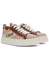 Lauren Leather Converse Low Top Sneakers Brown - CHLOE - BALAAN 2