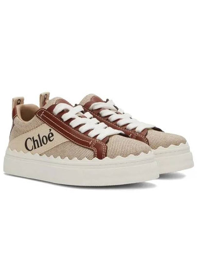 Lauren Leather Converse Low Top Sneakers Brown - CHLOE - BALAAN 2