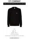 Diagonal Raised Sweatshirt Black - CP COMPANY - BALAAN 3