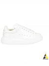 Oversized Leather Low Top Sneakers White - ALEXANDER MCQUEEN - BALAAN 2