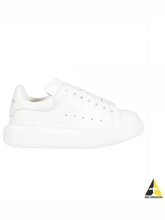 Oversized Leather Low Top Sneakers White - ALEXANDER MCQUEEN - BALAAN 2