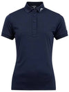 Women's Tour Tech Golf Polo Navy - J.LINDEBERG - BALAAN 3