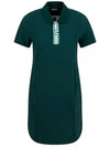 Women's Dennis Golf Mini Dress Rain Forest - J.LINDEBERG - BALAAN 2