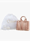 Woody Small Tote Bag Pink - CHLOE - BALAAN 4