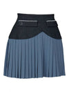 Golf Wear Heart Shape Pleated Skirt Denim - J JANE - BALAAN 3