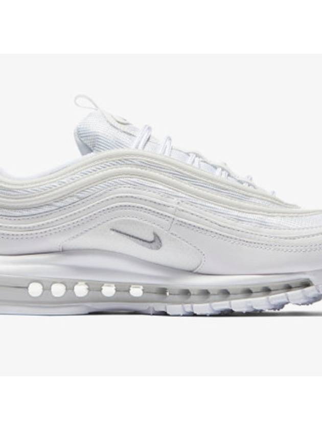 Air Max 97 Low Top Sneakers Triple White Wolf Grey - NIKE - BALAAN 4