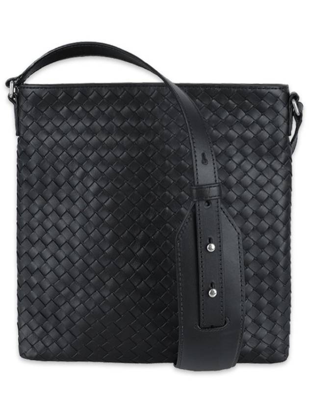 Intrecciato Cross Bag Black - BOTTEGA VENETA - BALAAN 2