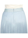 Gavino Long Pleated Skirt Blue - MAX MARA - BALAAN 8