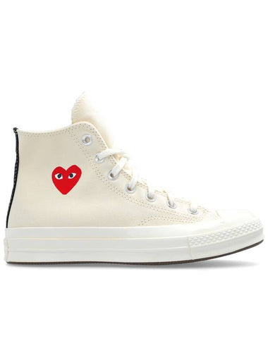 Comme Des Garçons Play Comme Des Garçons Play X Converse, Women's, White - COMME DES GARCONS PLAY - BALAAN 1