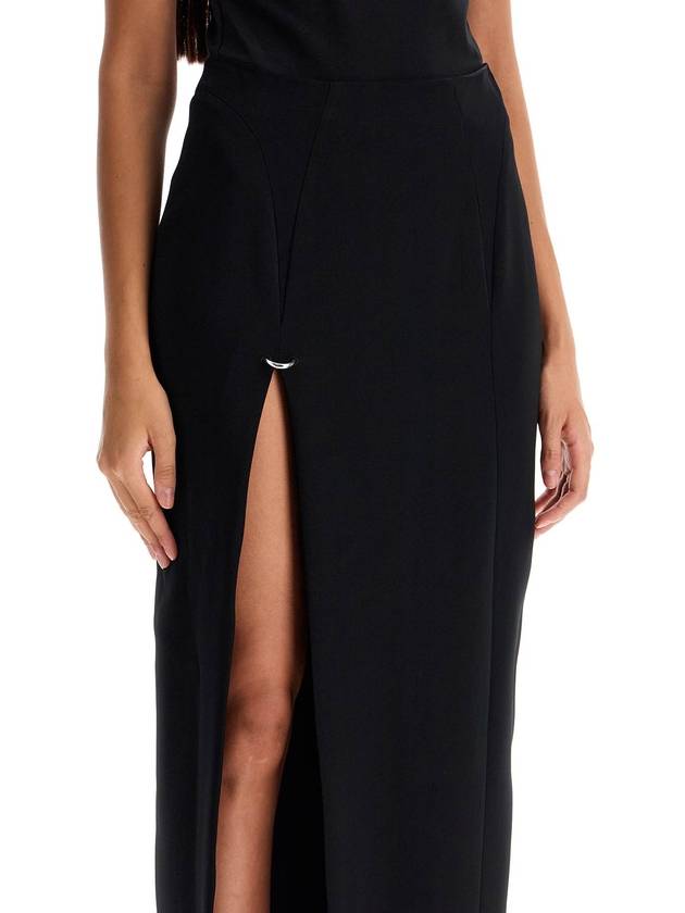 long skirt with piercing detail - MUGLER - BALAAN 4