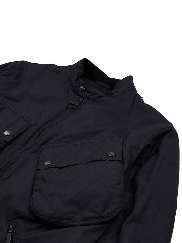 Harlem Wax Jacket Black - BARBOUR - BALAAN 8