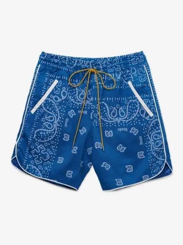 Bandana Shorts Pants Blue RHPS23SH04833565 - RHUDE - BALAAN 1