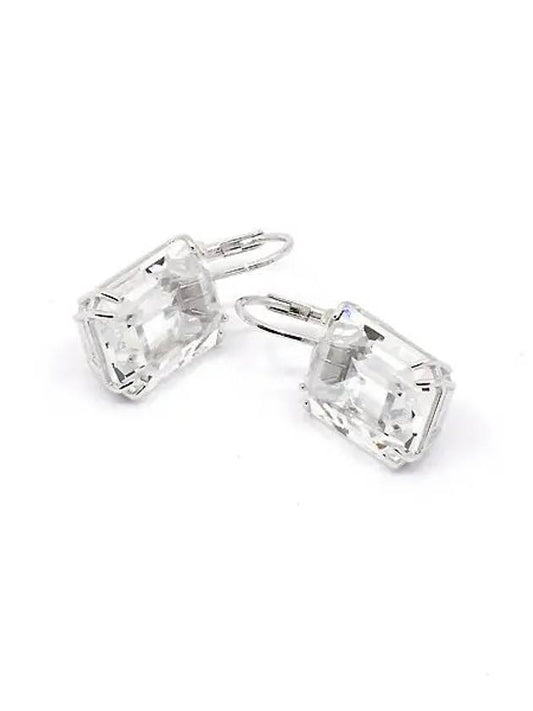 Millenia Octagon Crystal Drop Earrings White - SWAROVSKI - BALAAN 2