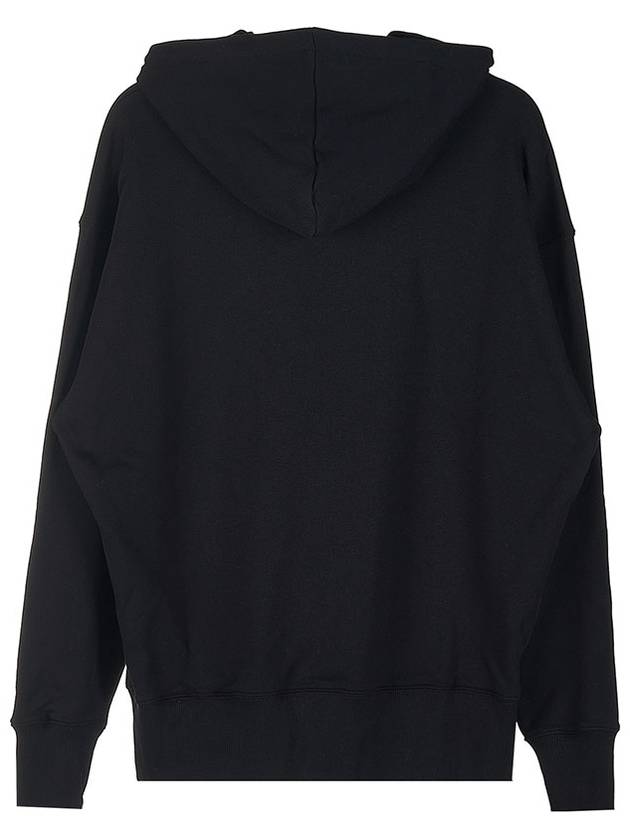 Men's Hand Print Cotton Hoodie Black - MSGM - BALAAN 3