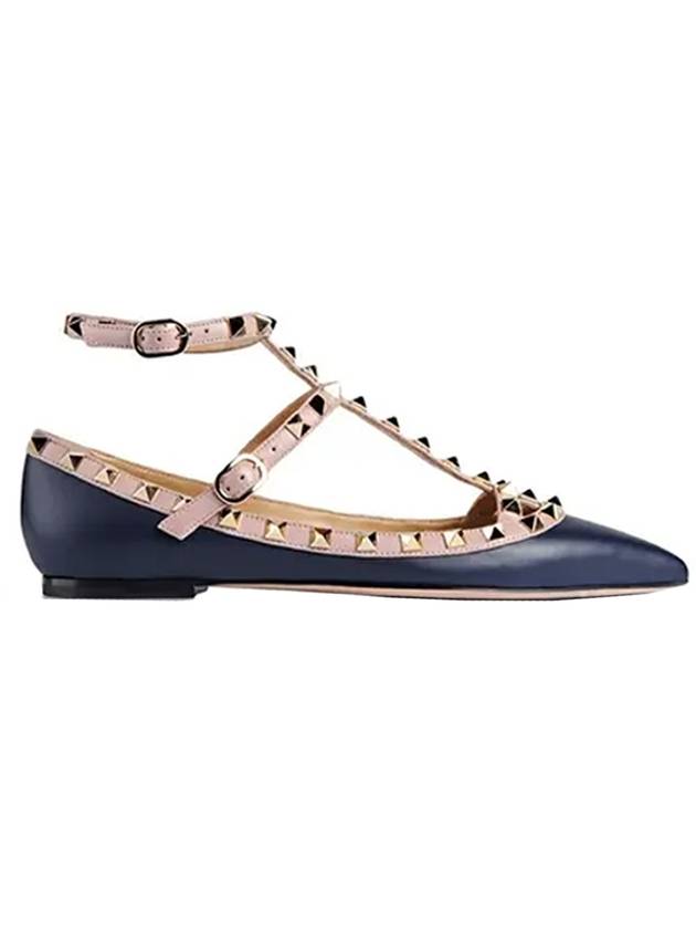 Women's Rockstud Flat Marine - VALENTINO - BALAAN 1