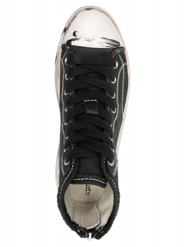 Kurt High Top Sneakers Daphnis Quartz Black - R13 - BALAAN 5