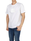 Men's Metropolis Pocket Jersey Short Sleeve T-Shirt White - CP COMPANY - BALAAN 6