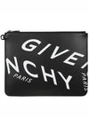 Big Logo Print Clutch Bag Black - GIVENCHY - BALAAN 2