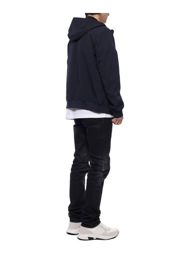 Light Soft Shell R E Dye Technology In Recycled Polyester Hooded Jacket Black - STONE ISLAND - BALAAN 7