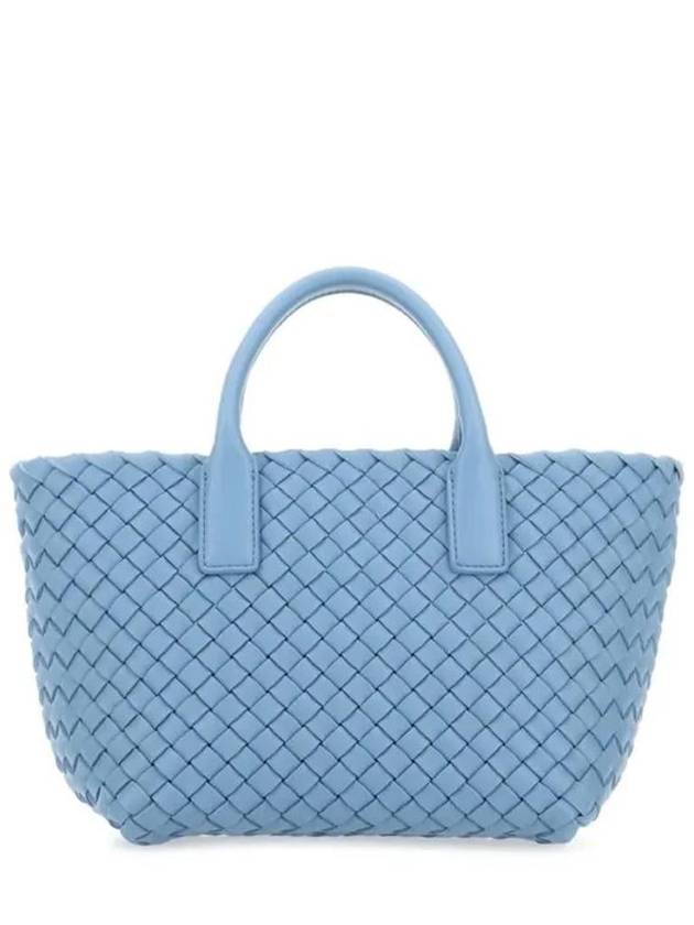 Kabat Mini Tote Bag Blue - BOTTEGA VENETA - BALAAN 3