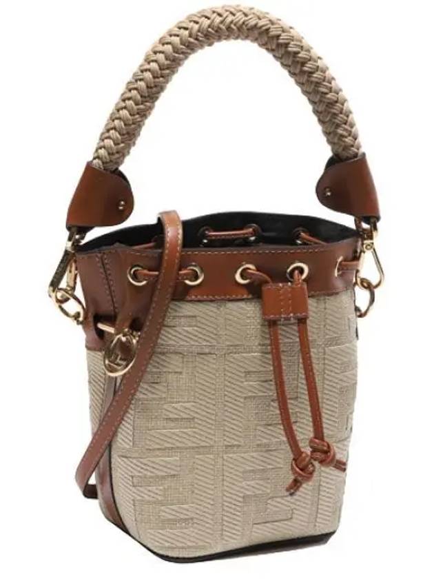 Montresor Mini Raffia Bucket Bag Women s Shoulder - FENDI - BALAAN 1