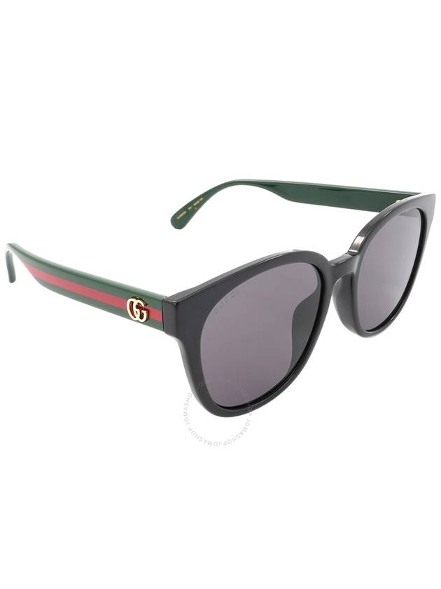 Eyewear Logo Web Cate Eye Sunglasses Black - GUCCI - BALAAN 3