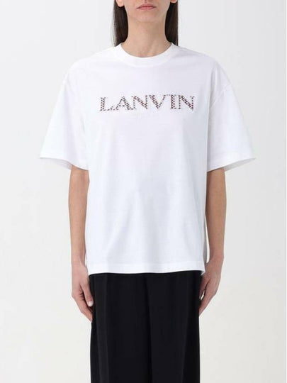 Short Sleeve T Shirt RWTS0022J207 01 White - LANVIN - BALAAN 2