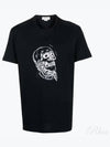 Skull Print Short Sleeve T-Shirt Black - ALEXANDER MCQUEEN - BALAAN 2