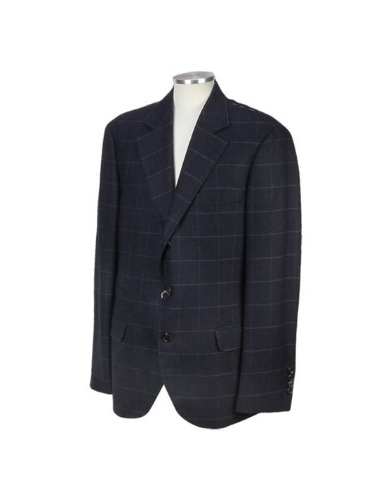 Men's Wool Blazer Jacket Navy - BRUNELLO CUCINELLI - BALAAN 2