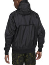 Windrunner Woven Hood Windbreaker Black - NIKE - BALAAN 5