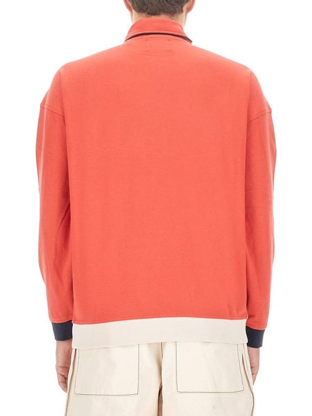 Ariann Half Zip Cotton Sweatshirt Orange - ISABEL MARANT - BALAAN 4