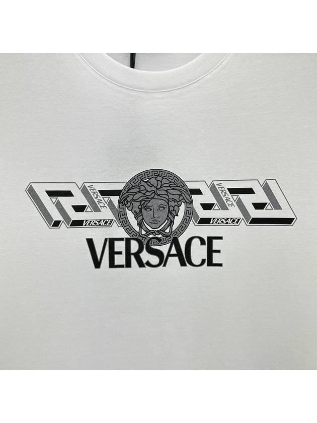 Greca short sleeve tshirt 1008461 1W000 - VERSACE - BALAAN 3