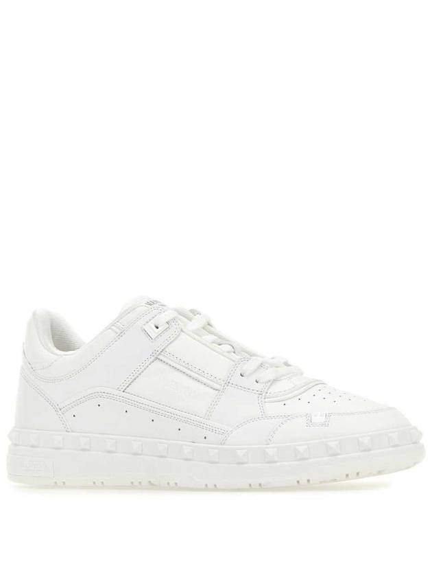 Free Dot Leather Low Top Sneakers White - VALENTINO - BALAAN 3