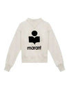 Moby Logo Print Sweatshirt Ecru - ISABEL MARANT - BALAAN 2